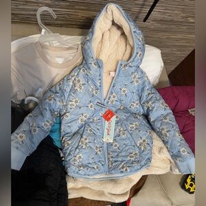 Girls 4T Toddler Floral Jacket NWT